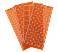 HOMSFOU Scheda Perforata Pcb 4 Pezzi 10x22 Cm per Circuiti Stampati e Prototipi Elettronici, Basetta Isolante Durevole per Saldatura e Assemblaggio Progetti Fai da Te
