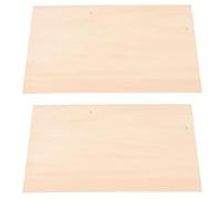 HOMSFOU Set 2 Pezzi Tavole per Intaglio in Legno Massello A3 30X45 CM Superficie Liscia per Stampa Xilografica Pannelli per Artigianato e Forniture Incisione Adatte per Artisti e