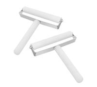 HOMSFOU Set 2 Rulli in Silicone 7cm e 10cm per Laminazione e Finitura Pellicole Protettive Schermo, Strumento di Levigatura Bordi senza Bolle per Telefoni Cellulari, Applicazione Precisa