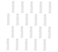 HOMSFOU Set 20 Astucci Per Penne Trasparenti in Plastica Resistente, Scatole Per Penne Portapenne Per Scuola e Ufficio, Organizzatori Leggeri Per Studenti e Professionisti