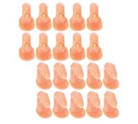 HOMSFOU Set 20 Pezzi Dita Finte per Manicure Unghie Finte Realistiche, Modelli di Dita per Pratica Nail Art, Strumenti Durevoli per Allenamento e Addestramento Unghie, Adatti