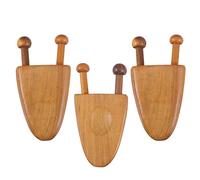 HOMSFOU Set 3 Pezzi Massaggiatori per Corpo in Legno Profumato, Raschietti Ergonomici per Automassaggio Domestico, Tavole da Raschiatura Compatte per Uso Professionale e Personale