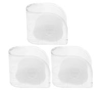 HOMSFOU Set 3 Scatole Porta Orologio in Plastico con Display Trasparente Organizer Versatile per Gioielli e Bracciali per Viaggi e Decorazioni Casa
