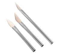 HOMSFOU Set 3 Strumenti per Lucidatura in Agata Brunitoio per Gioielli per Fai da Te Lucidatura Professionale per e Gioielli in Agata