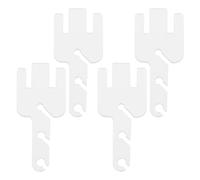 HOMSFOU Set 4 Pezzi Tenditori per Funi Macchine per Maglieria Adattatori Regolazione Tensione Compatibili Addi King Express Accessori per Lavorazione a Maglia Fai da Te con Gancio