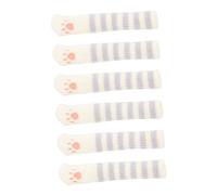 HOMSFOU Set 6 Pezzi Copertura Protettiva Per Pomello Della Porta Doppio Strato Grigio Motivo Zampa Di Gatto, Protezione Ammortizzante Antiscossa Per Maniglia Casa, Sicura Per Ragazzo Ragazza