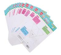 HOMSFOU Set da 2 Modelli Geometrici Solidi 3D Pieghevoli Cordini per Insegnamento della Geometria e Apprendimento Volume Strumenti Didattici Manipolabili per e Scuola