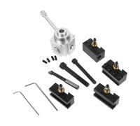 HOMSFOU Set Di 8 Portautensili Per Tornio Portautensili A Cambio Rapido Per Lavorazione Portainserti Per Tornitura Accessori Per Mini Torni