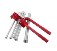 HOMSFOU Set di piegatubi manuali portatili per tubi in alluminio con scanalatura in rame Strumenti di piegatura per tubi a molla per aria condizionata HVAC Piegatura di precisione portatile per