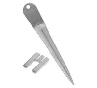 HOMSFOU Set Strumenti per Tessitura e Riparazione Rattan 2 Pezzi in Acciaio Inox e Abs, Kit Leggero e Portatile per Sedie e Cesti in Vimini, Utensili Manuali Ergonomici per Lavori