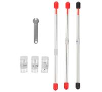 HOMSFOU Set Ugelli Aerografo 0,2/0,3/0,5 Mm Aghi e Cappucci per Ricambi, Kit Accessori per Verniciatura a Spruzzo Modello, Custodia Portatile per Artisti e Hobbisti