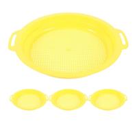 HOMSFOU Setaccio per Oro 4 Pezzi Maglia Larga per Ricerca Mineraria, Strumento di Filtraggio per Sabbia da Spiaggia e Classificazione Minerali, Accessorio per Metal Detector ad Uso