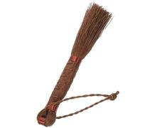 HOMSFOU Spazzola in Fibra di Palma per Bonsai e Giardino, Scopa Multiuso per Pulizia Vasi e Fioriere, Pennello per Cura Piante in Vaso, Strumento Manuale per Pulizie Esterni