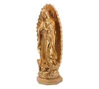 HOMSFOU Statua Religiosa in Resina Di Maria Scultura Cattolica Per Giardino e Interni Figure Della Vergine Addolorata e Vergine Di Guadalupe