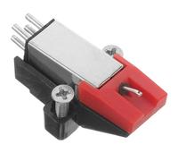 HOMSFOU Stilo per Giradischi Dinamico in Plastica Puntina in Rubino, Sostituzione Ago per Giradischi Vinile, Attacco Stilo per Fonografi, Adatto per Ascolto Musicale Rock e Jazz