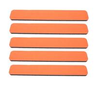 HOMSFOU Strisce di Feltro Autoadesive Arancioni per Bacheca, Set da 5 Pezzi 5x33x1,2 Cm con 30 Puntine, Pannelli per Appunti e Promemoria per Casa, Ufficio e Scuola