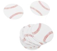 HOMSFOU Striscioni da Baseball Decorativi 2 Pezzi 48 Bandiere in Carta e Cotone Banner da Festa a Tema Sportivo Decorazioni Leggere per Compleanni Feste e Photo Booth