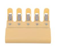 HOMSFOU Strumento per Dipingere Pentagramma in Plastica Giallo, Scriba per Lavagna per Disegno Uniforme del Personale, Forniture Educative per Pittura e Aiuti per Disegno