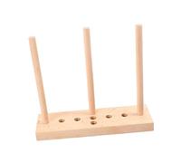 HOMSFOU Strumento per Ghirlande in Legno Dispositivo Fissaggio per Fiocchi Strumento per Intrecciare Feste Accessorio per Ghirlande Base