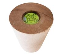 HOMSFOU Strumento per Rifinire Ceramica con Bolla d'Aria Modellatore in Legno per Cono Attrezzo per Formare e Rifinire Rims di Tazze e Teiere in Argilla per Artisti e Appassionati