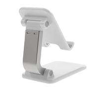 HOMSFOU Supporto Cellulare Regolabile Pieghevole in Lega di Alluminio e Silicone, Portatile e Pratico per Ufficio e Scuola, Supporto Multiangolo per Liberare le Mani
