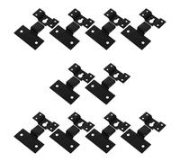 HOMSFOU Supporto per Altoparlanti Fisso da Parete, Staffa per Altoparlanti Sospesi, Ganci per Montaggio a Parete 10 Set per Installazione Audio in Casa, Ufficio e Studio