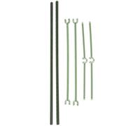 HOMSFOU Supporto per Piante Rampicanti Verde in Plastica per Vaso | Crescita Verticale Salvaspazio, Controlla la Direzione dei Tralci, per Balcone e Ufficio, senza Vaso