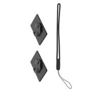 HOMSFOU Supporto per Telefono da Mountain Bike 2 Pezzi con Base Adesiva Quadrata, Supporto per Smartphone e Computer da Bicicletta Compatibile per Manubrio, Montaggio Rapido per Ciclismo