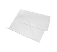 HOMSFOU Supporto per Telefono da Scrivania in Acrilico Trasparente | Base Antiscivolo, Stabile e Facile da Pulire, per Casa e Ufficio, Misura 24, 80x16, 80x10, 30cm