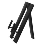 HOMSFOU Supporto per Ventaglio Giapponese in bambù Nero, Piedistallo Portatile per Ventagli Pieghevoli, per Esposizione Artistica e Decorazione Casa