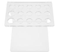 HOMSFOU Supporto Portaforbici e Organizer Strumenti per Parrucchieri in Acrilico Trasparente, Dimensioni Ridotte per Ottimizzare Spazi di Lavoro in Saloni Affollati