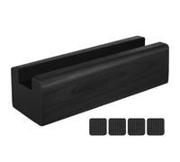HOMSFOU Supporto specchio pavimento, mirror support in legno, base fissa antiscivolo, per specchi a figura intera in studio