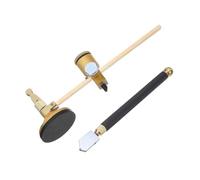 HOMSFOU Tagliavetro Portatile Taglierina Circolare per Vetro Regolabile Tagliavetro Stile Compasso Utensile per Il Taglio del Vetro a Compasso Utensile da Taglio Circolare Portatile
