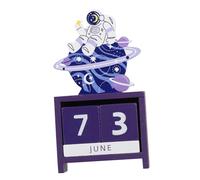 HOMSFOU Tavolo Countdown Annuale Staccabile Decorazione per e Classe Blocco Data Mese Indipendente Design Liscio e Sicuro