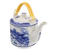 HOMSFOU Teiera in Ceramica Cinese 2l Manico Comodo e Filtro Incorporato, Bollitore per Tè Kung Fu per Casa, Distributore di Tè Pratico e Facile da Pulire, Adatta per Regali e Occasioni