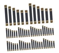 HOMSFOU Telai Flessibili Interni in Metallo Cerniere Molla per Borse Clip Molla per Borsette Chiusura per Artigianato Assortimento di Fermagli per Portafoglio e Astuccio