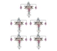 HOMSFOU Tenditore per Telaio in Metallo Colonna in Ceramica Set da 5 Pezzi Accessorio per Macchina per Maglieria e Tessitura Controllo Automatico della Tensione per Uso Industriale e