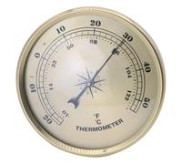 HOMSFOU Termometro Metallico Compatto Per Misurazione Della Temperatura Interna Display Digitale Di Facile Lettura Adatto Per Casa Ufficio e Giardino