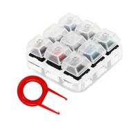 HOMSFOU Tester Tastiera Meccanica Professionale Tasti Con Base Acrilica Strumento Di Test Per Interruttori Cherry Decorazione Da Scrivania e Di Accurato Con Tasti Trasparenti