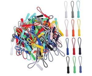 HOMSFOU Tiranti per Cerniera Miglior Presa 120 Pezzi Molto Resistenti in Tpu Estensori per Cerniere per Valigie, Zaini e Giacche da Viaggio