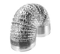 HOMSFOU Tubo Flessibile di Scarico in Alluminio da 180 Mm di per Sfiato Dell'asciugatrice Dell'aria Condizionata Facile da Manutenere