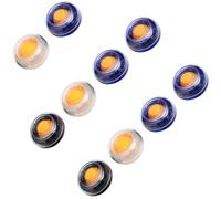 HOMSFOU Umidificatori per la Punta delle Dita in Spugna a Forma di Sfera Set da 10 Pezzi Colori per Contare Contanti e Uso Professionale in Ufficio e Colore Casuale