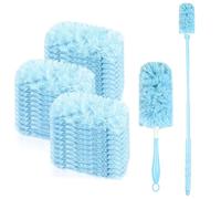 Homshsjhkis 32 Pezzi Panni Cattura Polvere, Ricariche Compatibile con Swiffer Duster, Panni Catturapolvere, 360° per Duster Piumini Ricariche, Spolverini Usa e Getta Cattura Intrappola Polvere, Sporco