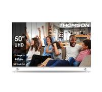 homson 50 Pollici (127cm) 4K Ultra HD Bianco Smart Google TV, Wi-Fi,Dolby Audio, HDR10, Bluetooth 5.1, Triple-Tuner (Cavo/Satellite/Antenna), HDMI, CI Pannello - 50UG4S14W