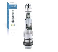 HOMSSY Meccanismo cisterna WC Start Stop universale D-126 - Valvola di scarico Interrumpibile ECO, risparmio d'acqua, installazione facile, compatibile con diverse basi della cisterna
