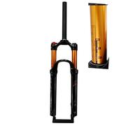 HOMSXPAC Forcelle Ammortizzate per MTB da 26/27,5/29 Pollici, Forcella Anteriore con smorzamento ad Aria, Freni a Disco HL/RL, Escursione 100 mm, sgancio rapido da 1-1/8".