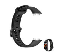 HOMTERN Cinturini progettati per HUAWEI BAND 10/10 NFC BAND 9/9 NFC BAND 8/8 NFC, si adattano rapidamente ai cinturini di ricambio in silicone flessibile, nero, Small, Silicone, Nessuna pietra