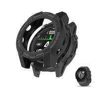HOMTERN Custodie progettate per Garmin Descent G2, custodia protettiva in morbido TPU leggero a prova di caduta antigraffio flessibile schermo completamente coperto, nero
