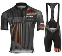 HOMTOL da Ciclismo Uomo Gel Cuscino Salopette Pantaloncini Corti Imbottiti Set di Abbigliamento Ciclista Tute da Ciclismo