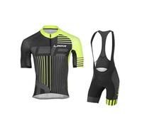 HOMTOL da Ciclismo Uomo Gel cuscino Salopette Pantaloncini Corti Imbottiti Set di Abbigliamento Ciclista tute da ciclismo